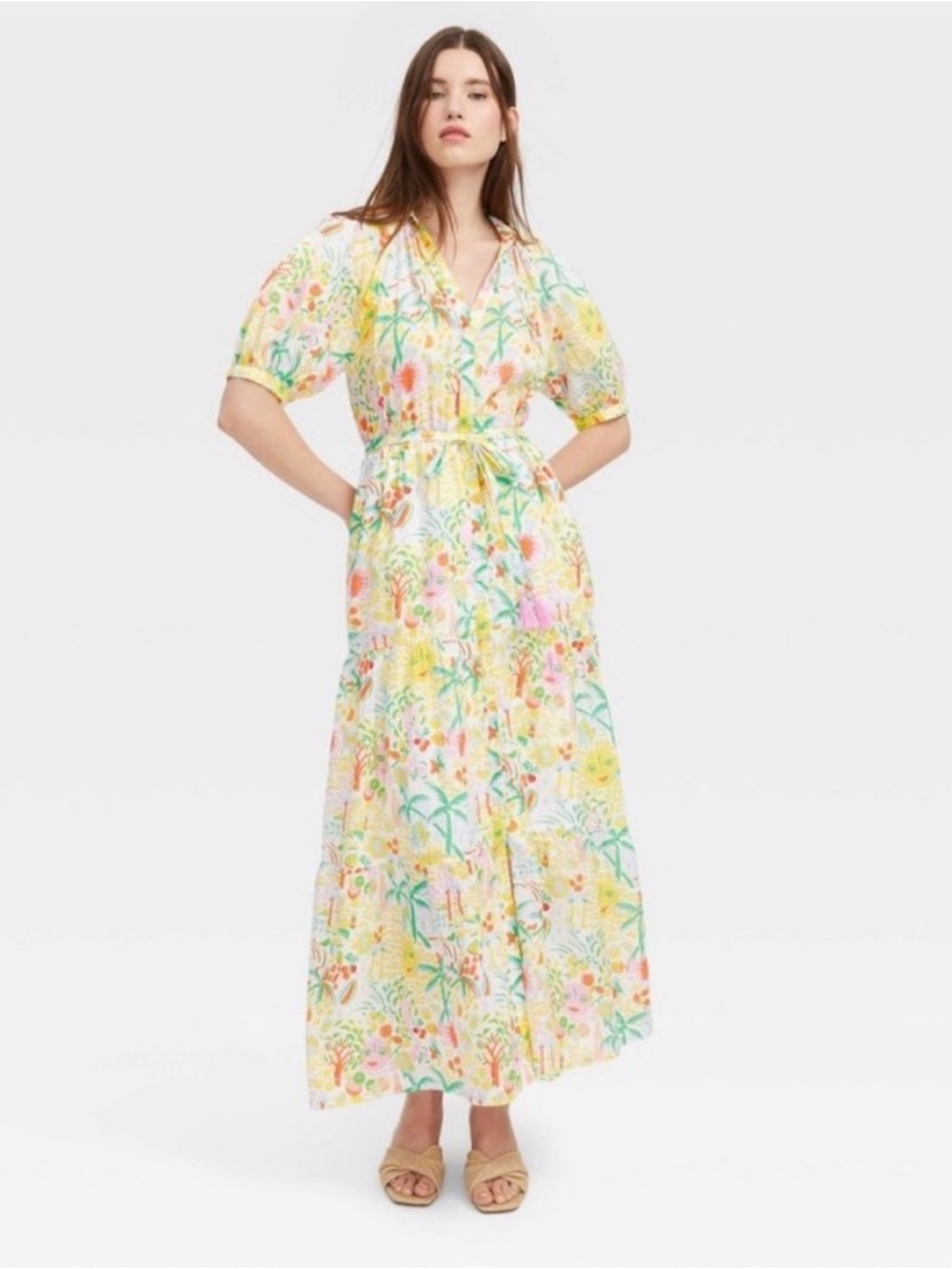 NWT Roller Rabbit x Target Vacation Short Sleeve Maxi Dress XS